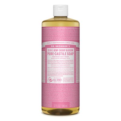 Dr. Bronner's Pure-Castile Soap Liquid Cherry Blossom 946
